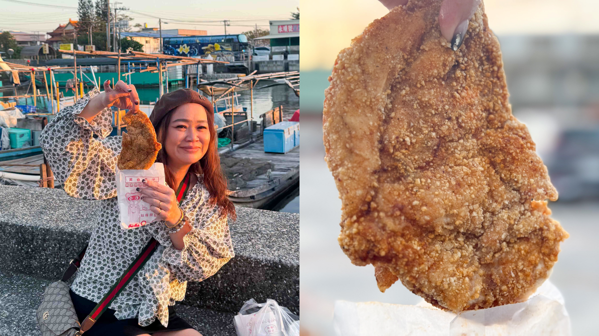 50元雞排超大一塊,外皮酥脆、肉嫩多汁超過癮。(圖/台南好Food遊提供)
