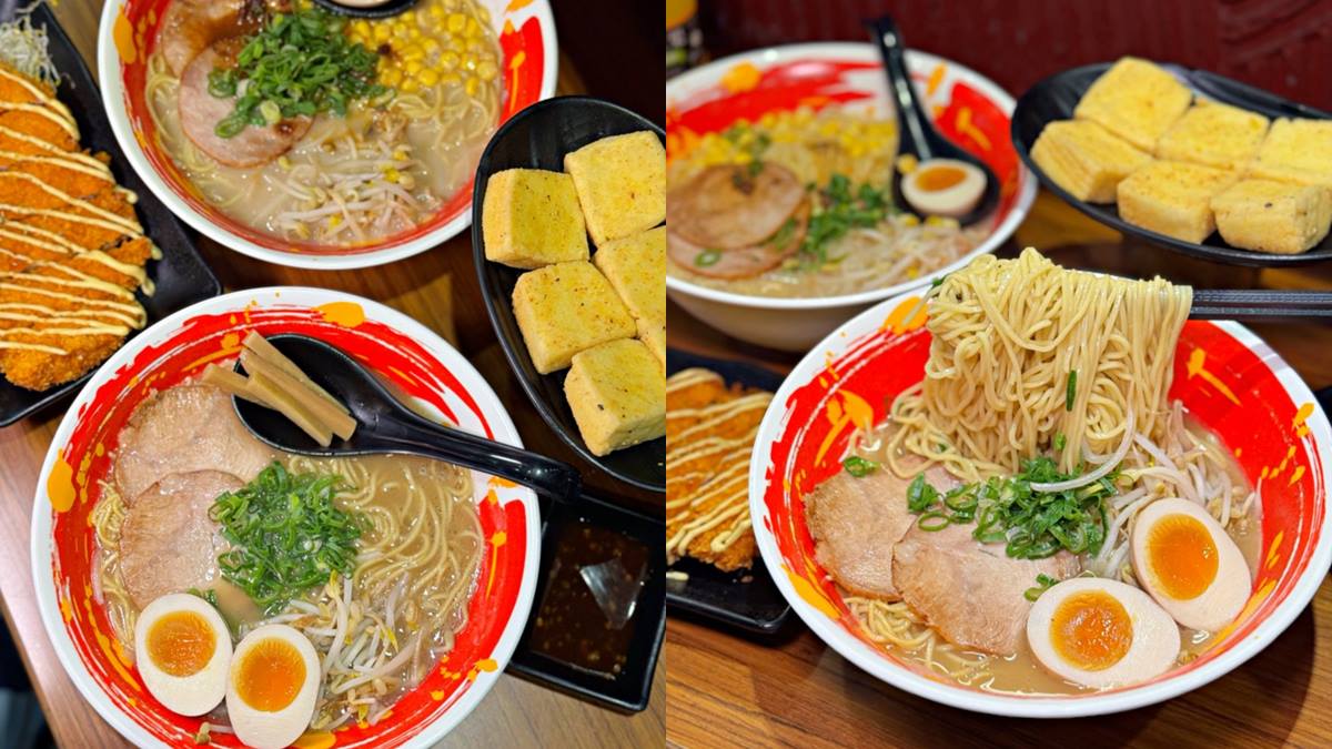 豚將的菜單選擇非常多元,從濃郁豚骨湯頭、味噌湯到清爽和風口味通通有。(圖/愛麗絲的吃不停人生提供)