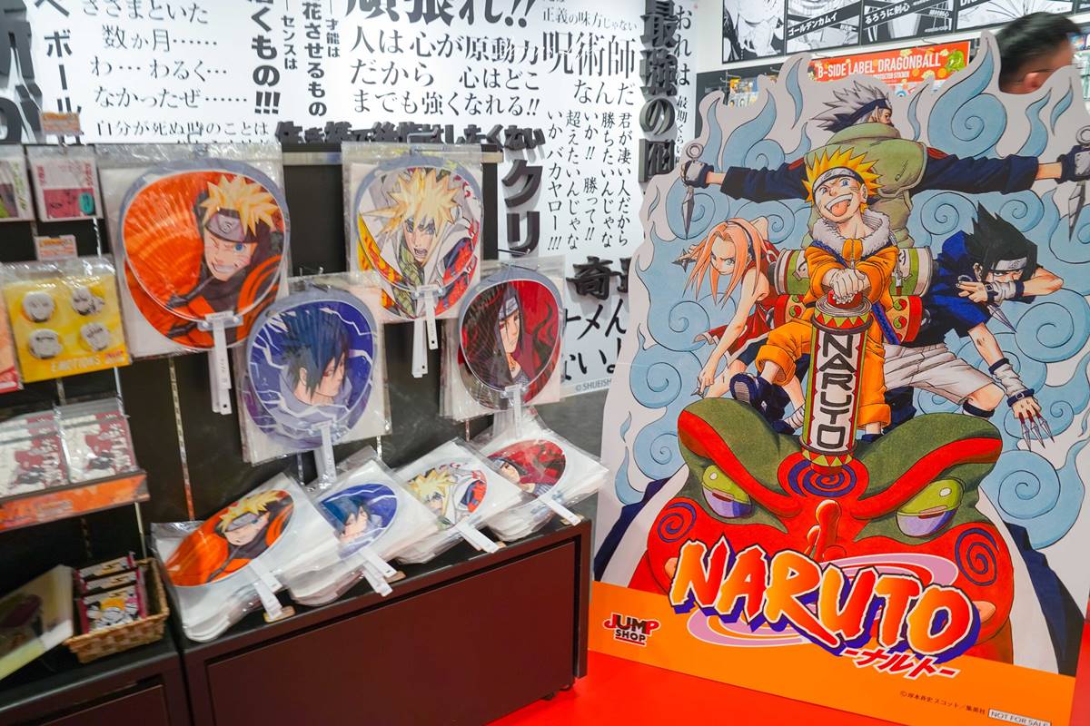 「JUMP SHOP」匯集了多部人氣動漫的周邊商品。(圖/JASON'S LIFE提供)