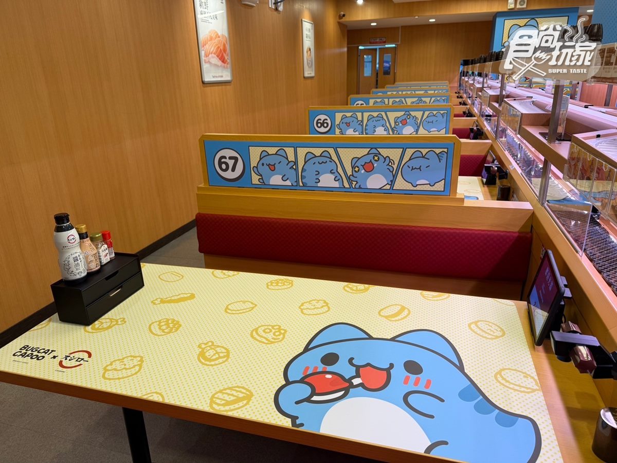 店內滿滿的超Q咖波。(圖/許瑋芯攝)