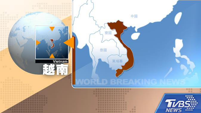 閃避失控貨櫃車翻車 越南4台人受輕傷