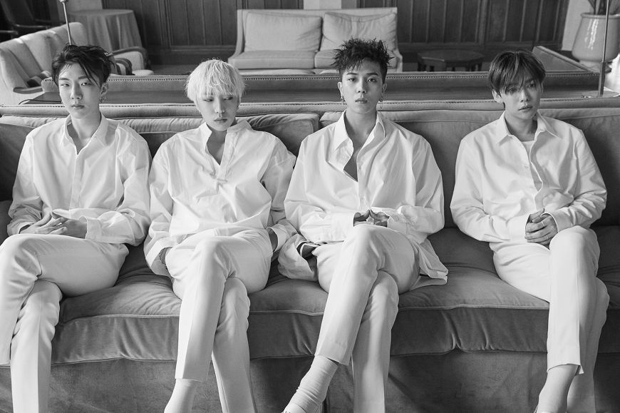 韓國人氣男團WINNER以4人組合活動。(圖/翻攝WINNER專輯)