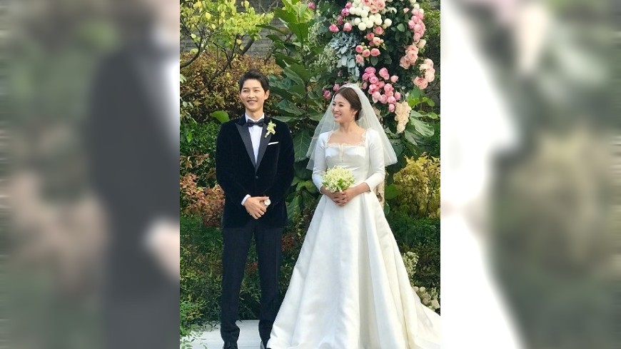 宋仲基、宋慧喬結婚　交換誓詞感動落淚