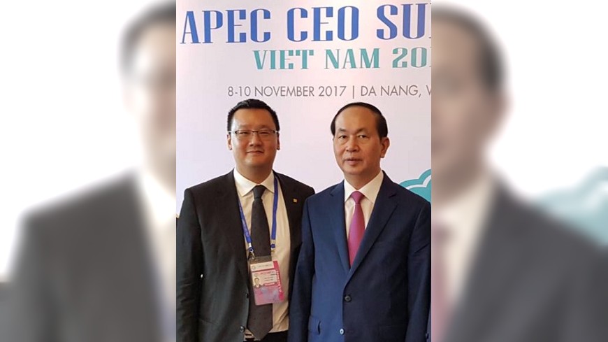 APEC企業領袖會面 富美鑫丁家兄弟受邀出席