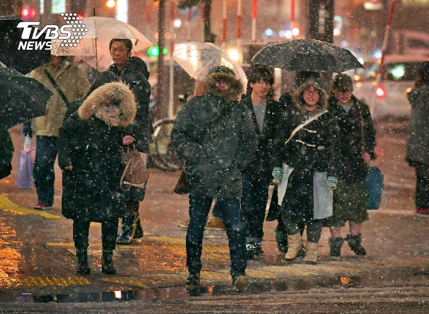 大雪襲北海道 部分地區氣溫探零下3.7度