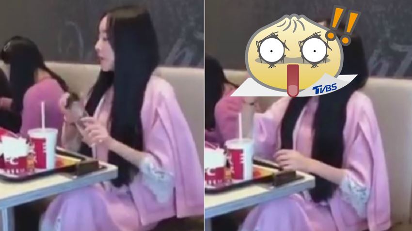 影/怕口紅沾杯 正妹示範驚人「一口吞」喝水法