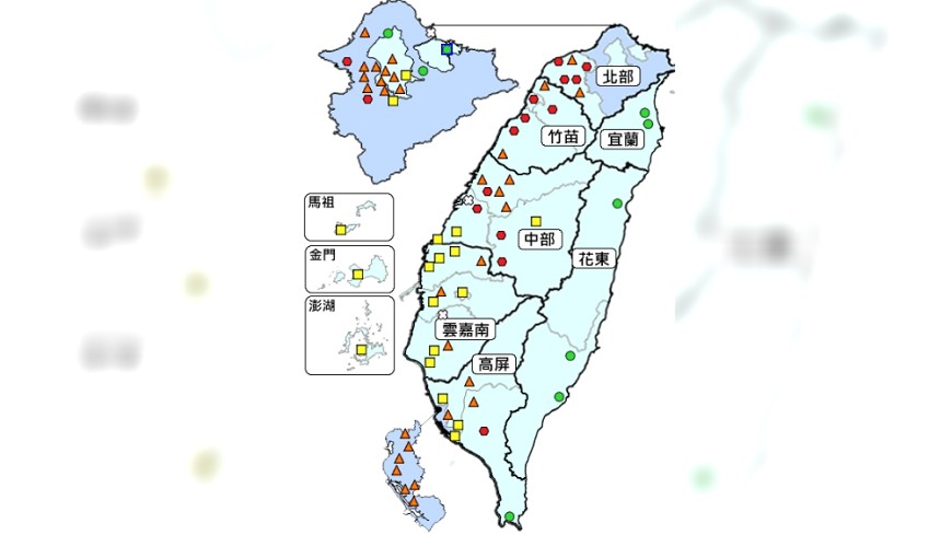 快訊/好髒!全台30測站達紅害 今年空污最嚴重日