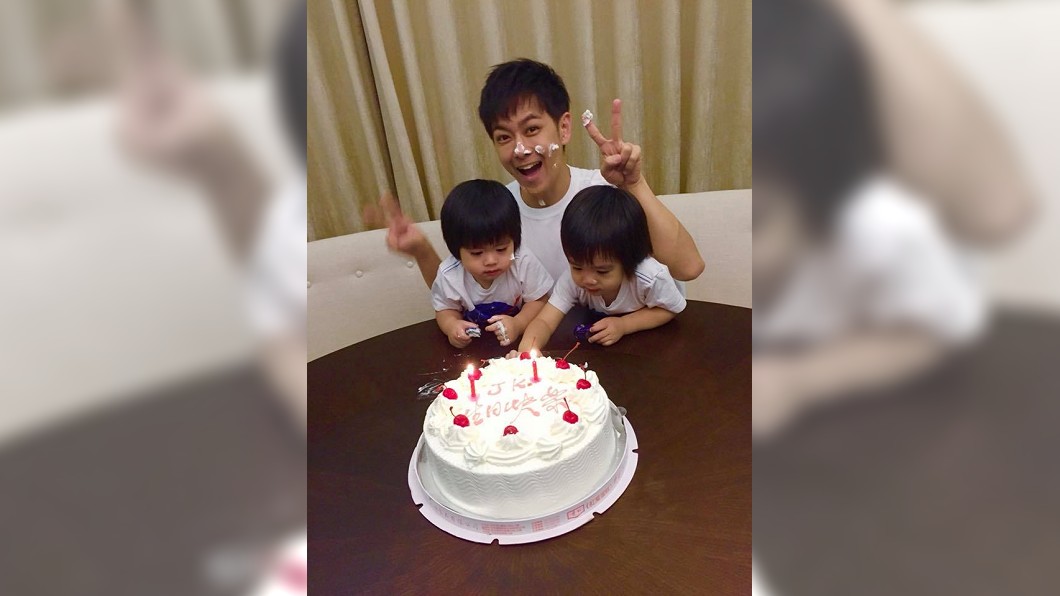 林志穎雙胞胎兒「奶油夾擊」 浴照出爐被瘋傳
