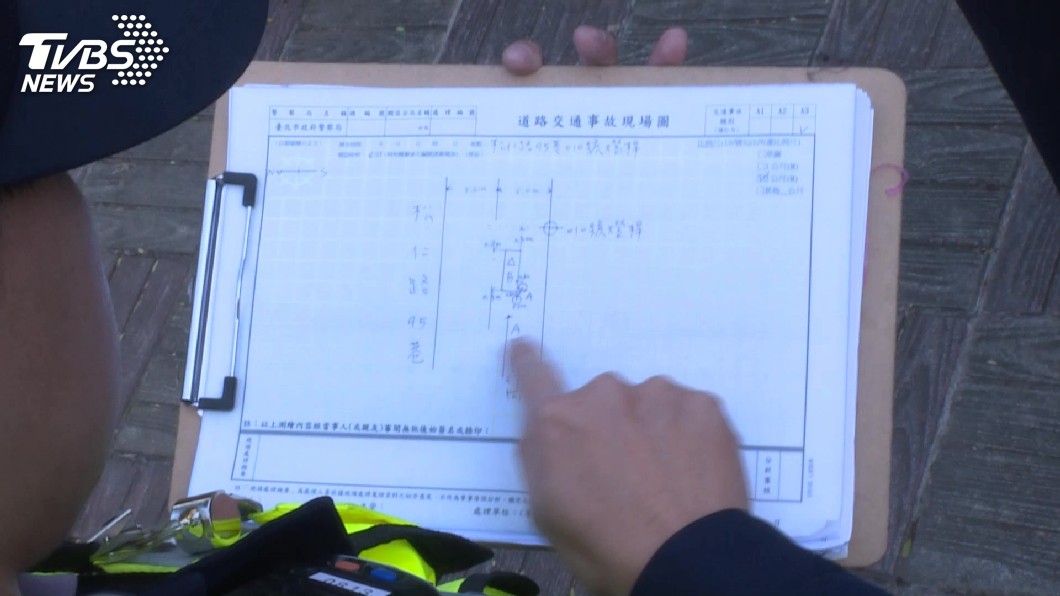單純財損車禍拍照取代畫線定位 北市警授5撇步