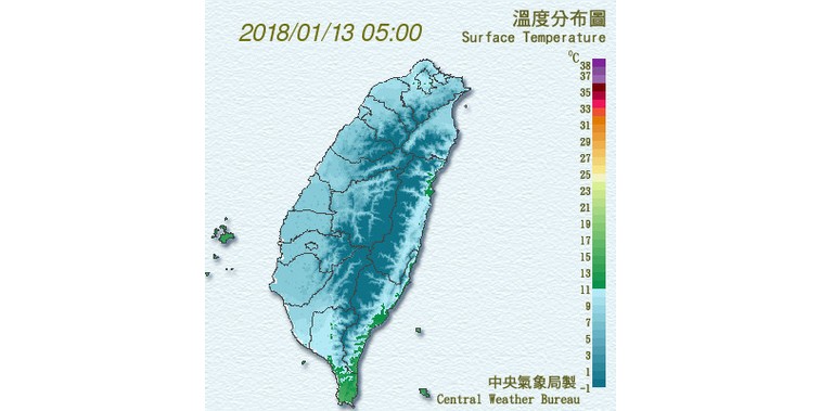 快訊/創當地入冬新低! 嘉義6度、北部沿海下探5度