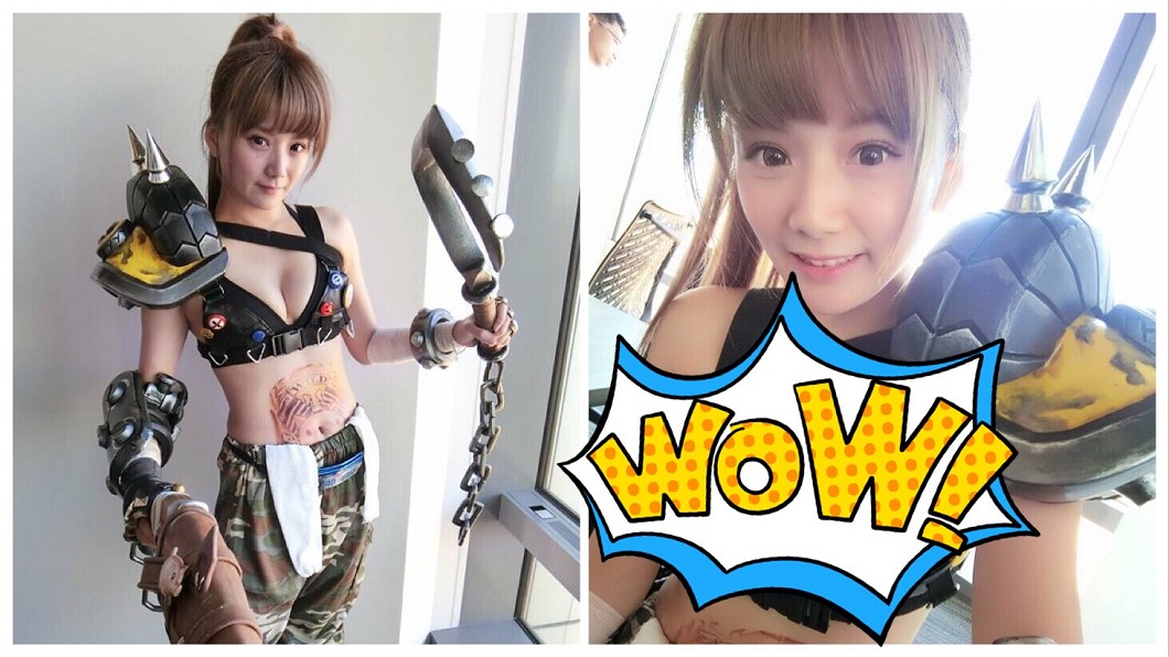 解婕翎「W型美胸」險彈出!深溝+螞蟻腰超不科學