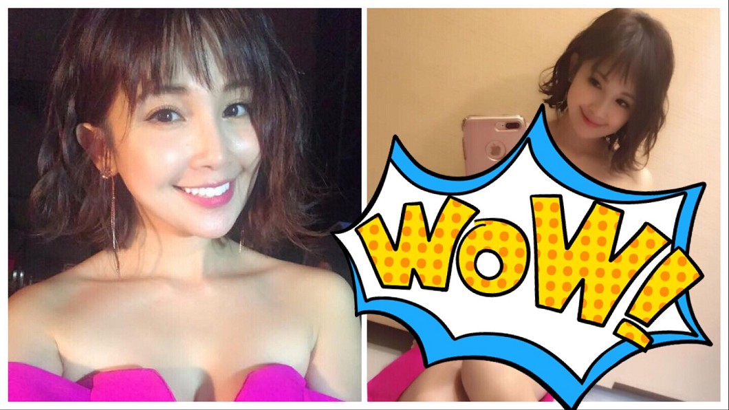 鍾欣怡深溝爆乳、高衩開到根部 女兒驚呆直呼「太露了」