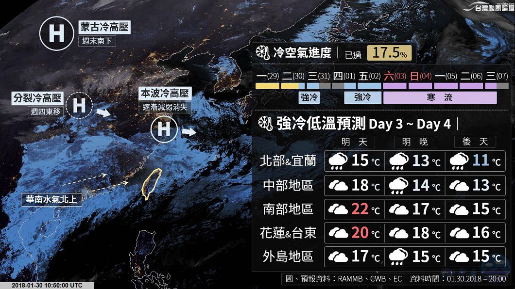 圖／台灣颱風論壇｜天氣特急