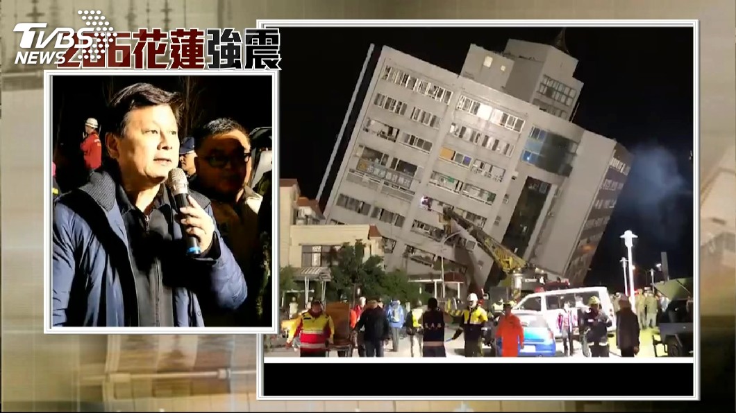 快訊/花蓮縣長傅崐萁:望國軍運輸鋼構撐住大樓