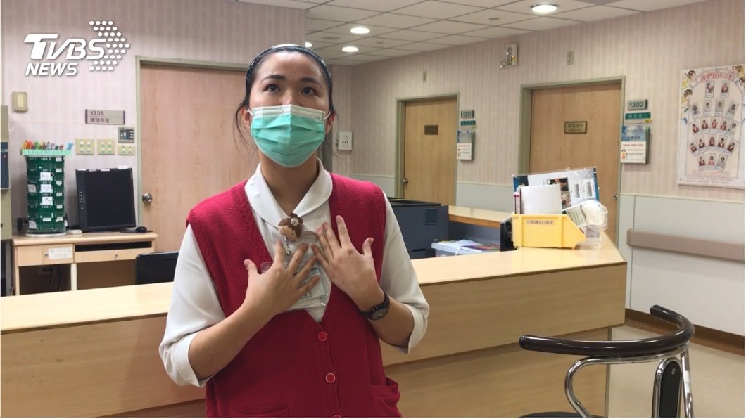 門諾醫院婦產科護理師陳嘉雯想起地震當晚的經過。圖/TVBS