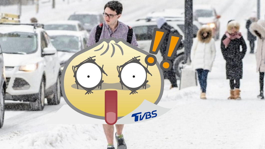 零下8度穿短袖短褲 男大生手插口袋雪地漫步爆紅