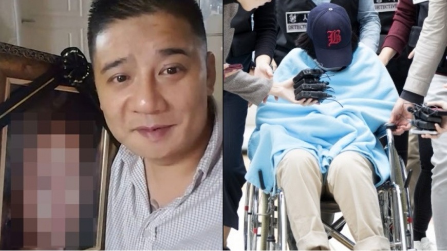 左:李永學曾拿著妻子的遺照唱歌訴說思念/右:李永學女兒