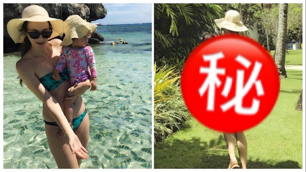 瑞莎渾圓屁股蛋全外洩 比基尼小褲褲包不住美尻