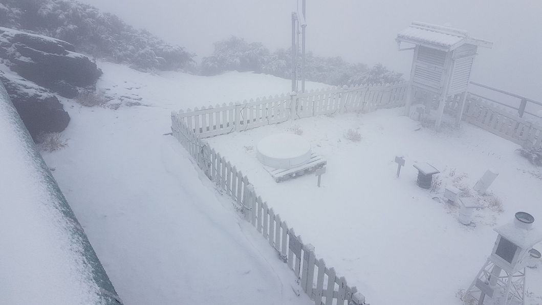 圖/玉山氣象站