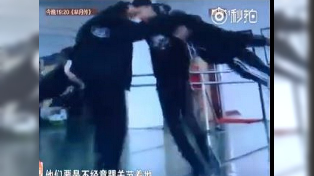 學網紅有危險　陸女挑戰「抱團轉圈」骨折