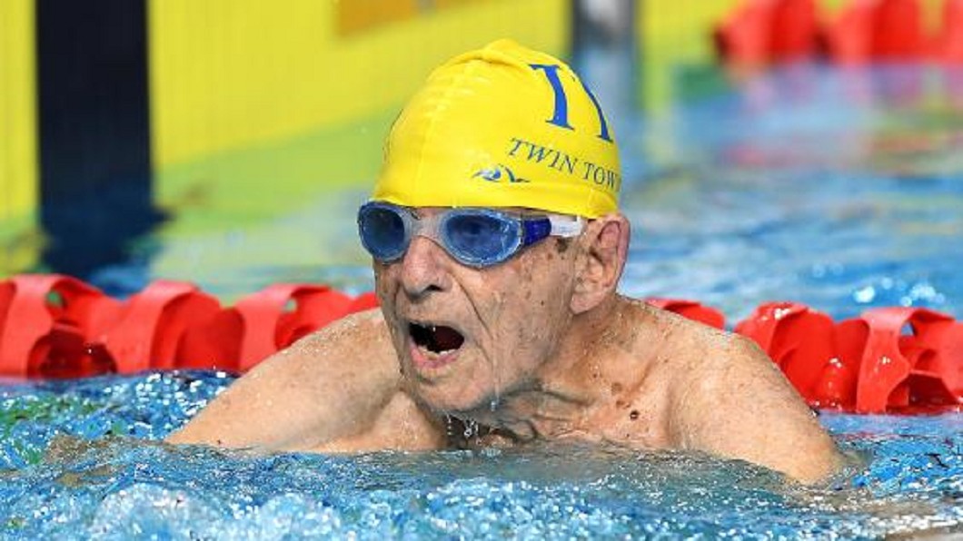 99歲澳洲老翁 破50公尺自由泳人瑞組紀錄
