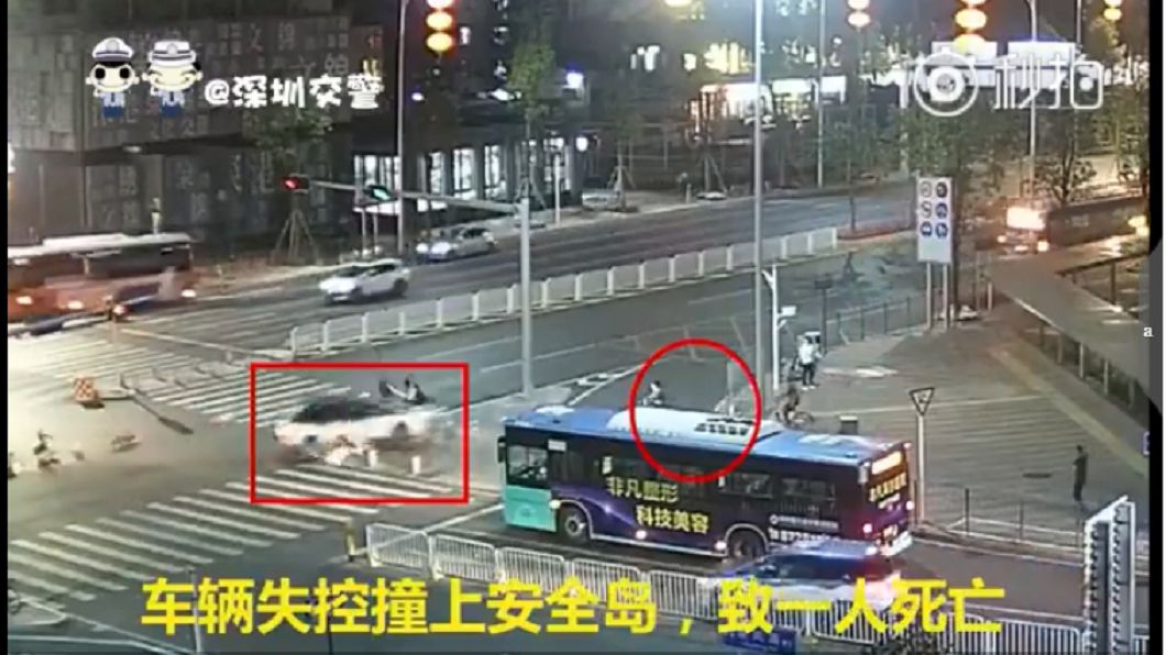 快遞搶快闖紅燈釀禍 起身見無辜同事慘死路邊