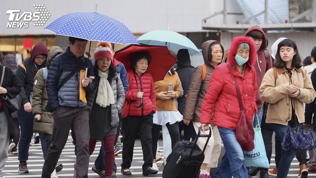 白天乾冷 強烈大陸冷氣團發威