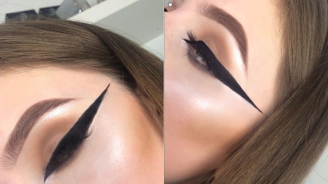 Hannah的美妝創意常有驚人之舉。圖／翻攝自hannahdoesmakeupp Instagram