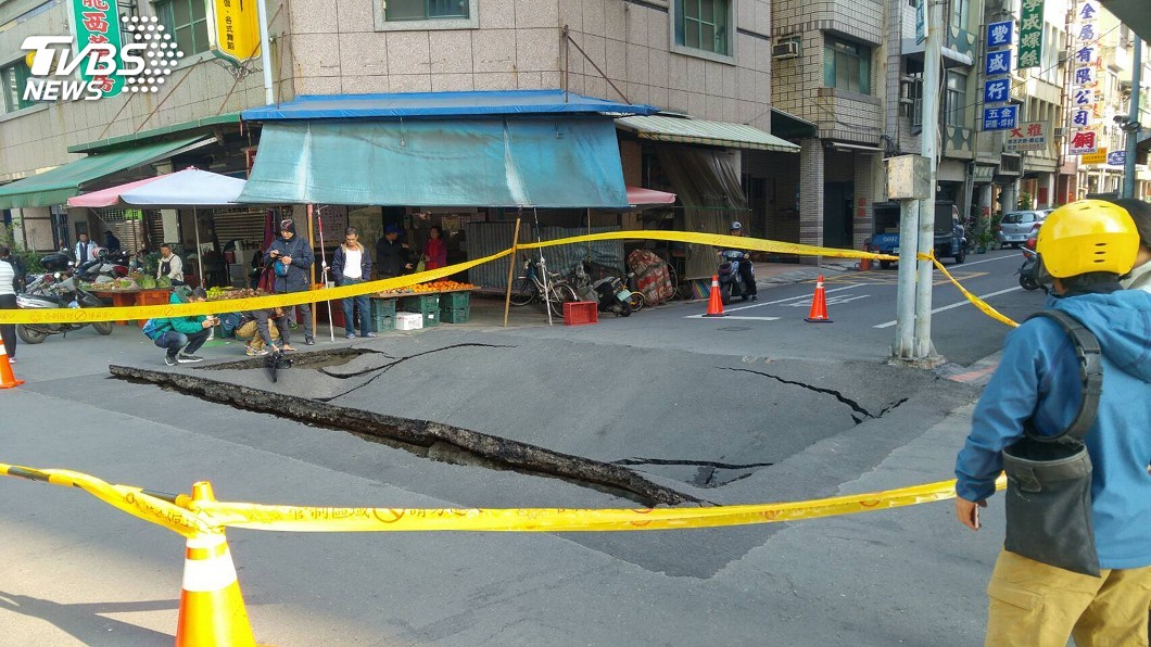 疑箱涵老舊　高市道路下陷