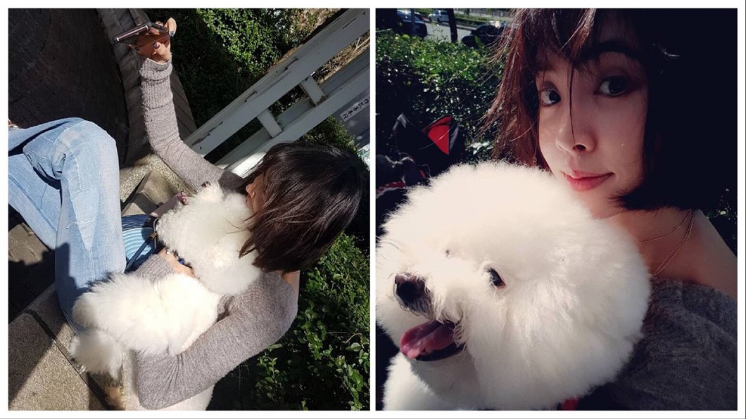 呸姐辣露美背秀自拍絕活 整個公園都她伸展台