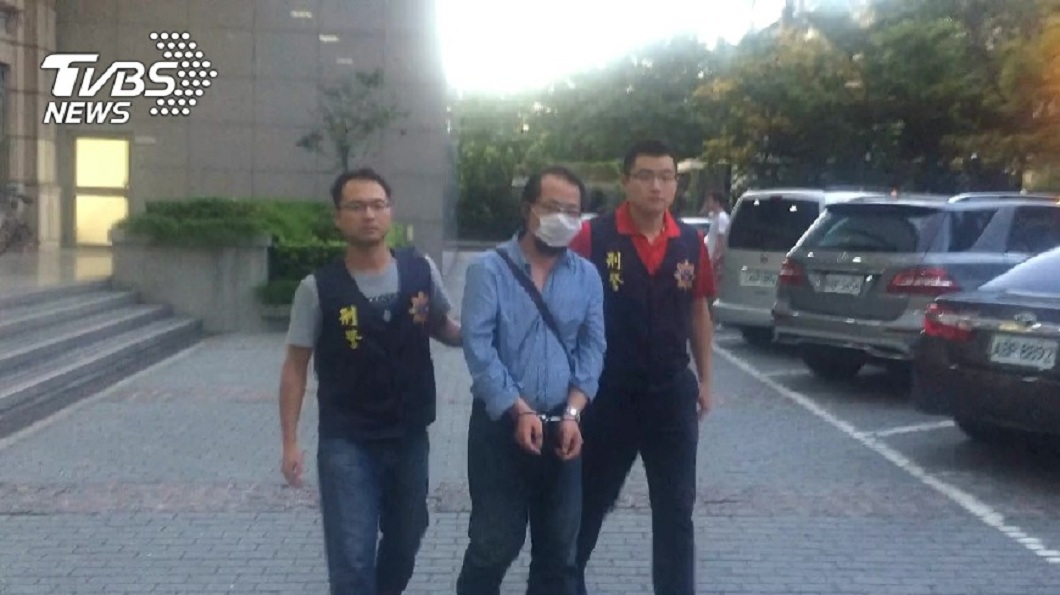 葉婦的第2任陳姓丈夫遭到逮捕。(圖／TVBS)