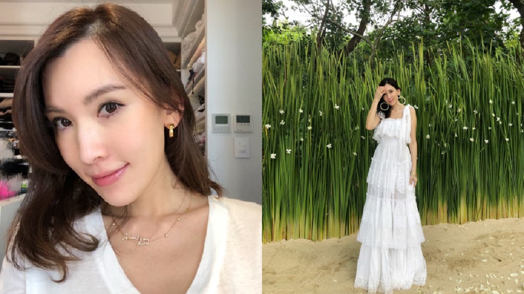 模特兒出身的陳若儀,過去有小林志玲稱號,婚後外貌、身材維持相當好。圖/翻攝自 微博 陳若儀