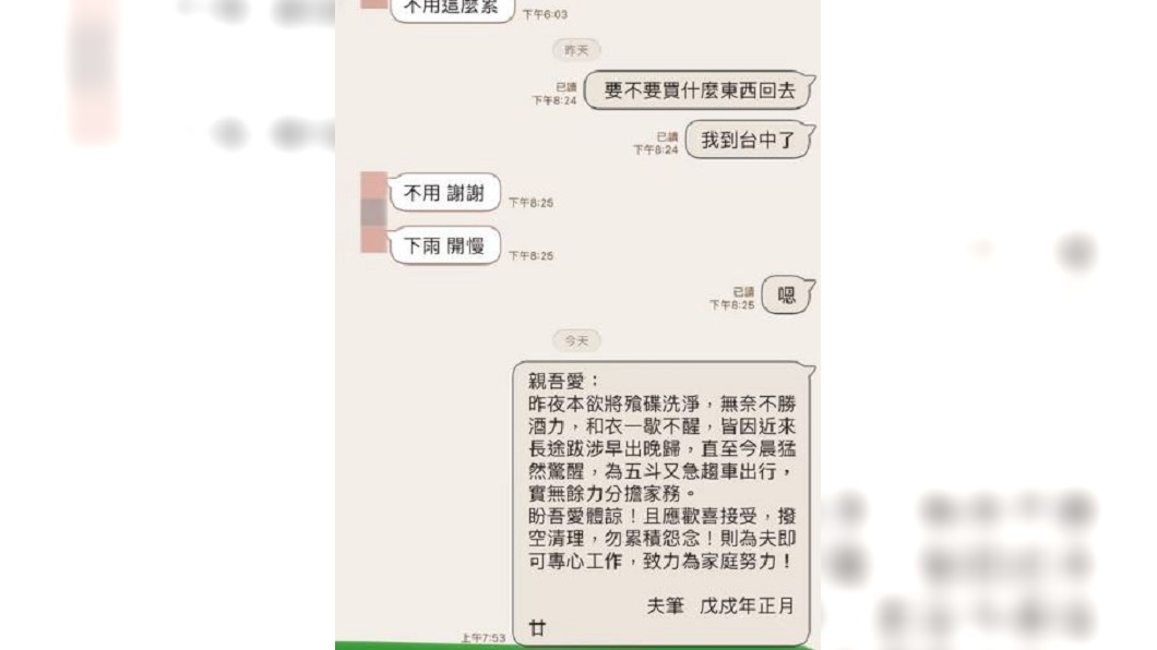 酒醉沒洗碗!人夫111字文言文開釋 翻白話=老婆去洗