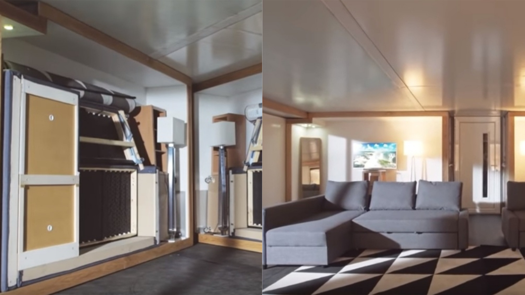 uBox能作為住宅、辦公室、商店、餐廳或展覽館等結構。圖/翻攝自YouTube
