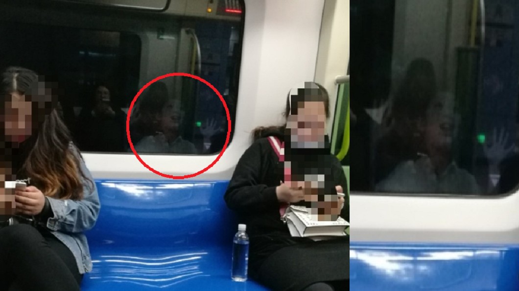 車廂窗外有亮點 仔細看「慘白男孩招手」嚇壞人