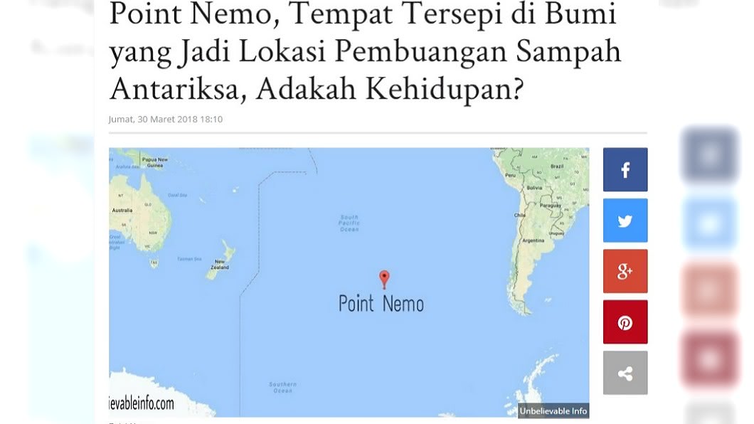 無人海域「尼莫點」 太空殘骸的墳場
