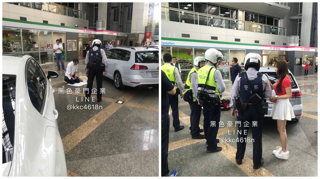 警方獲報之後,立刻將這名日籍男子送醫急救,所幸並無大礙。(圖/黑色豪門企業提供)