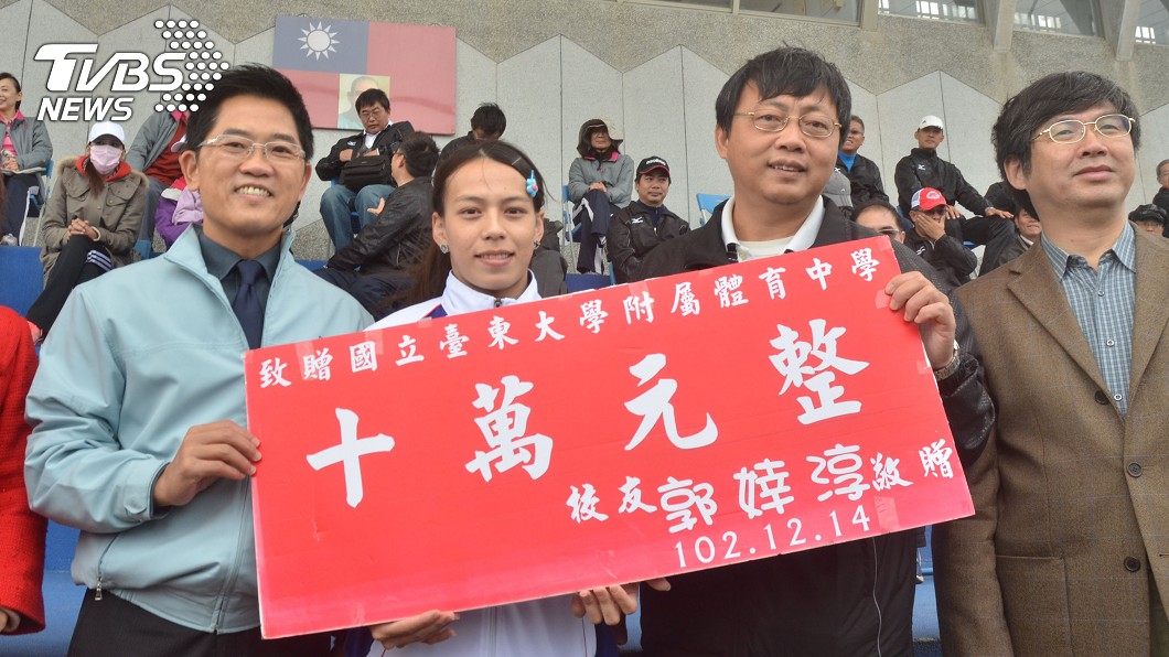 郭婞淳點燃蔡進添接棒 讓愛接棒傳下去