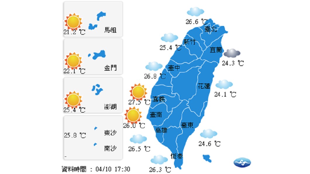 圖／中央氣象局