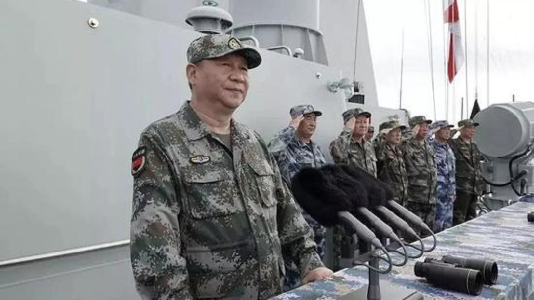 習近平南海閱兵 百架機艦、逾萬官兵參與