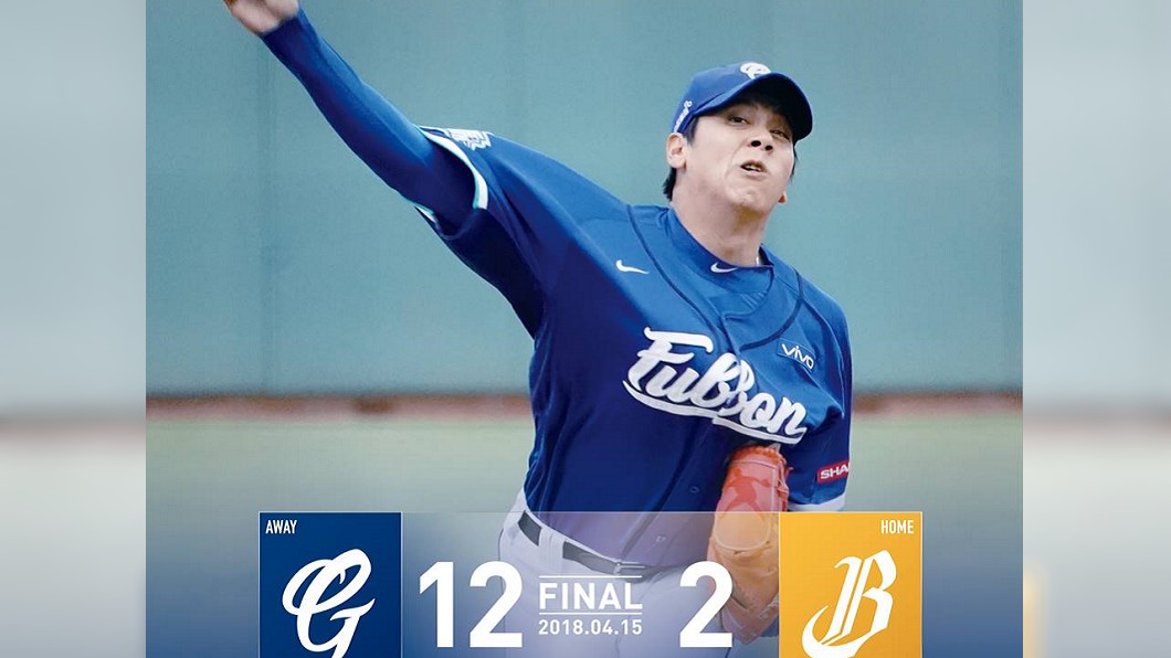 霸氣!陳鴻文6局7K零失分 富邦再勝兄弟