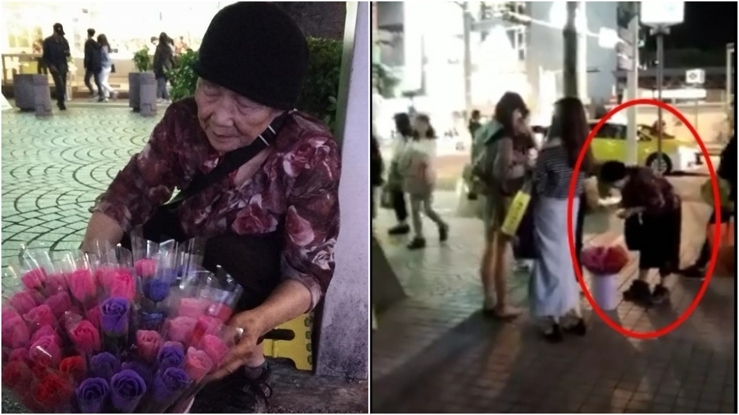 為養中風兒…85歲嬤賣花扛家計 見人鞠躬道謝
