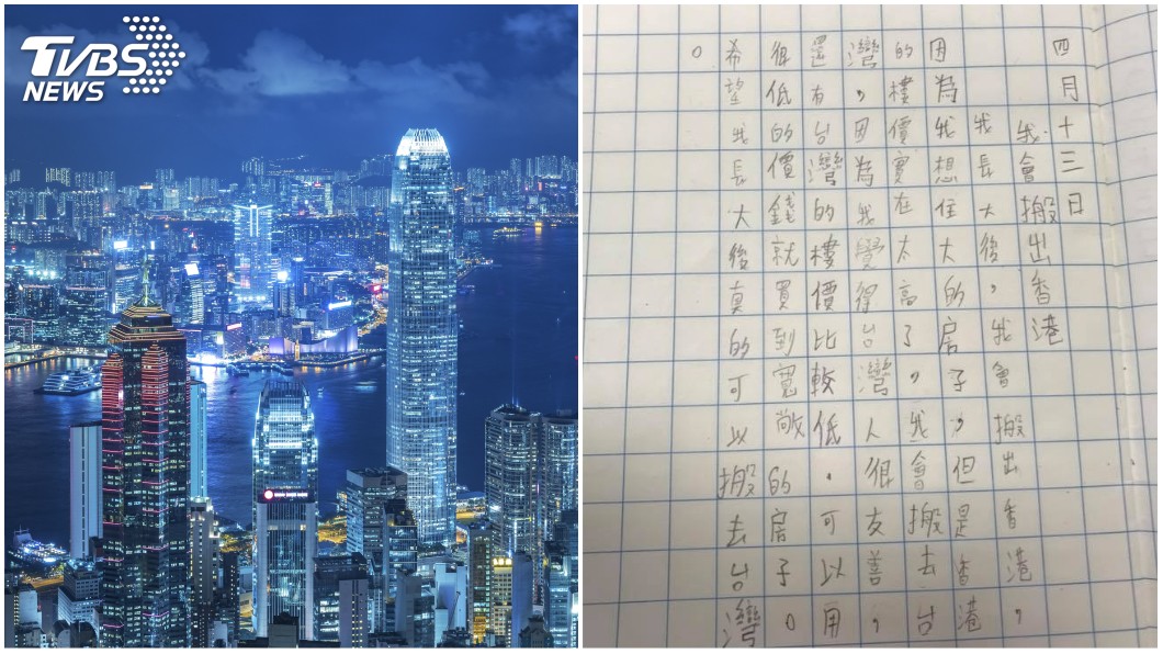 想住大房子…港小學生夢想「搬到台灣」　引發熱議