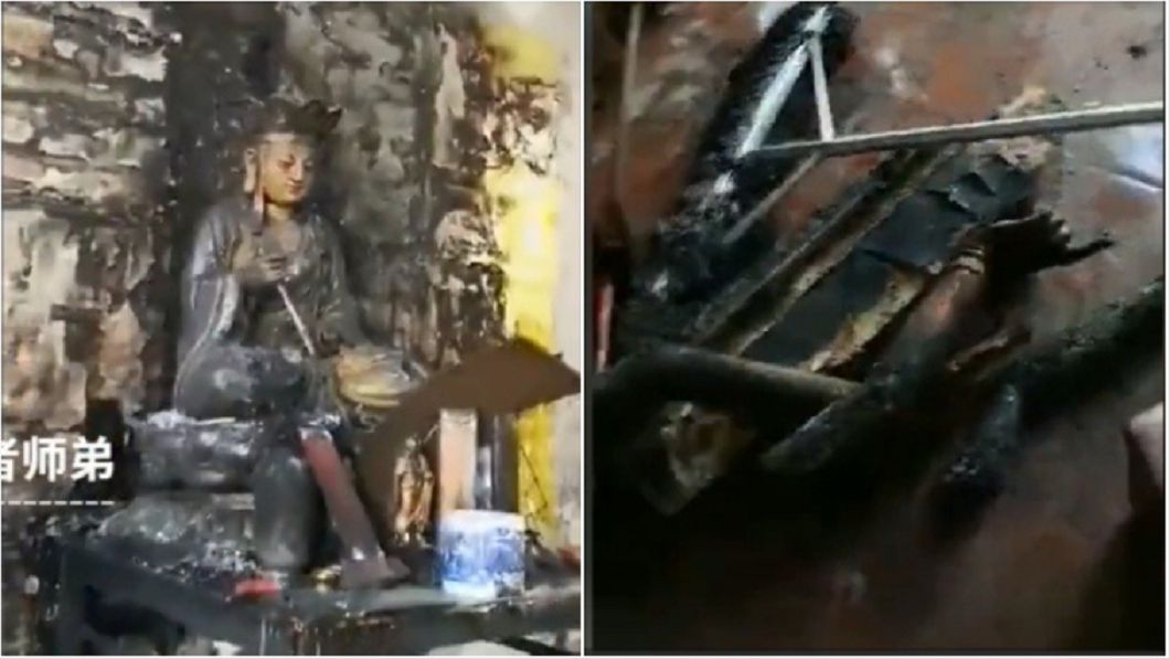 燒到剩一隻手…男殺僧焚屍 引爆油桶炸死自己