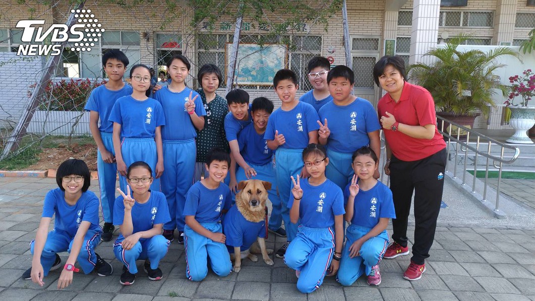 愛犬一路陪伴上學　入鏡小主人畢業照