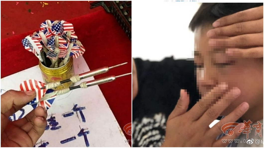 一進遊樂場…3支飛鏢射來 童:媽我眼睛瞎了!