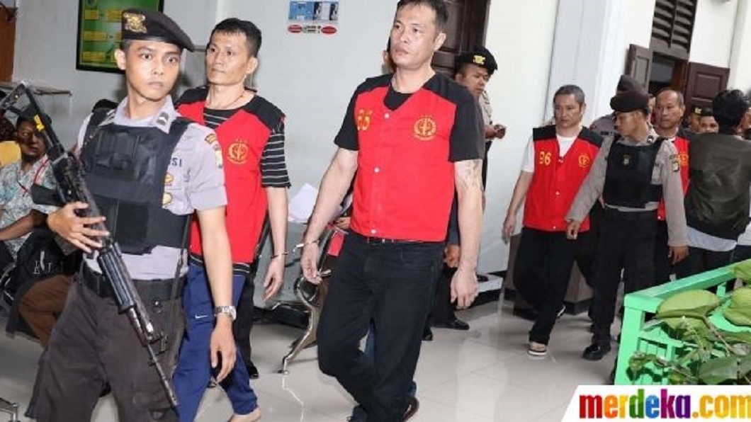 走私一噸冰毒 8台籍毒犯印尼判死刑