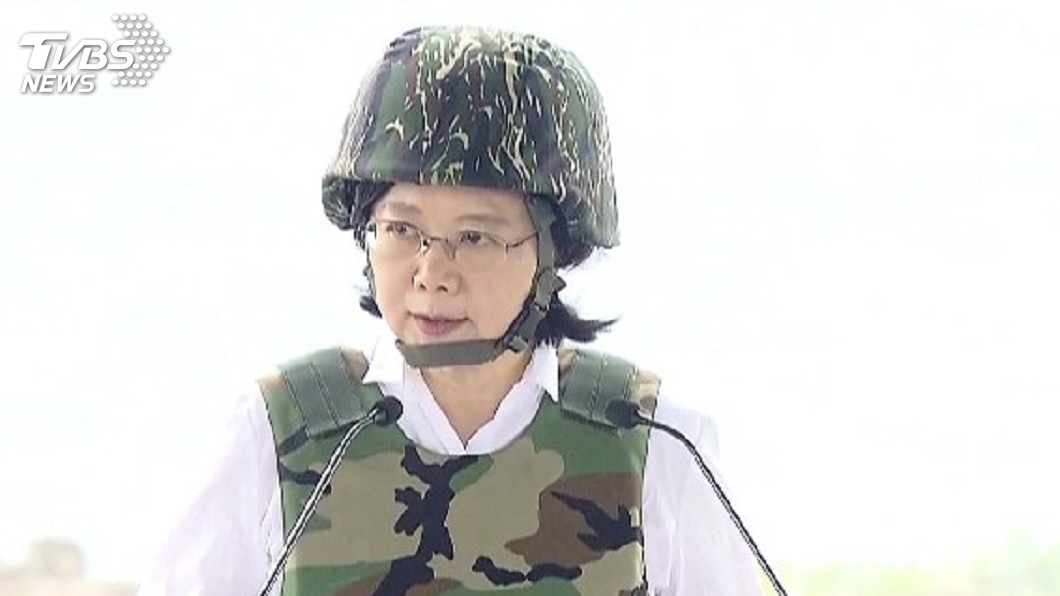 視導漢光兵推 蔡總統感謝國軍全心投入