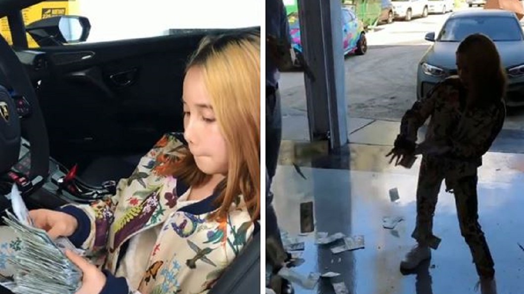 馬桶比你房租貴!9歲女炫富爆紅 撒錢跩嗆:你們是窮鬼