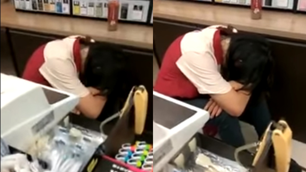 扯!超商店員「櫃台睡死」 網無言:我要喊失火囉